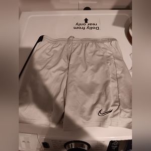 White Nike shorts size medium